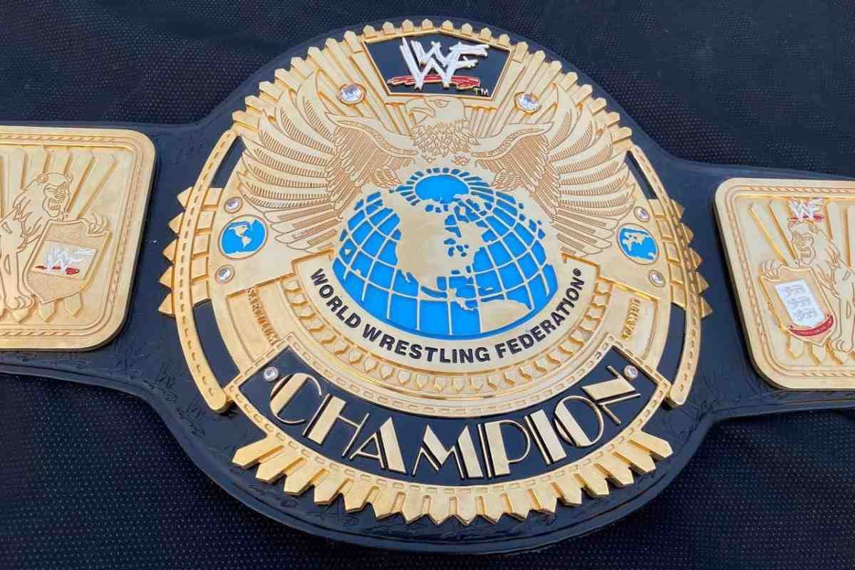 WWF "Scratch Logo" Big Eagle Championship Belt (4mm CNC Engraved)