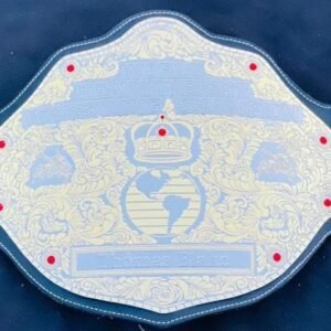 WWE Big Gold Championship Replica Belt (Dual-Plated Cruel/Crumine Style)