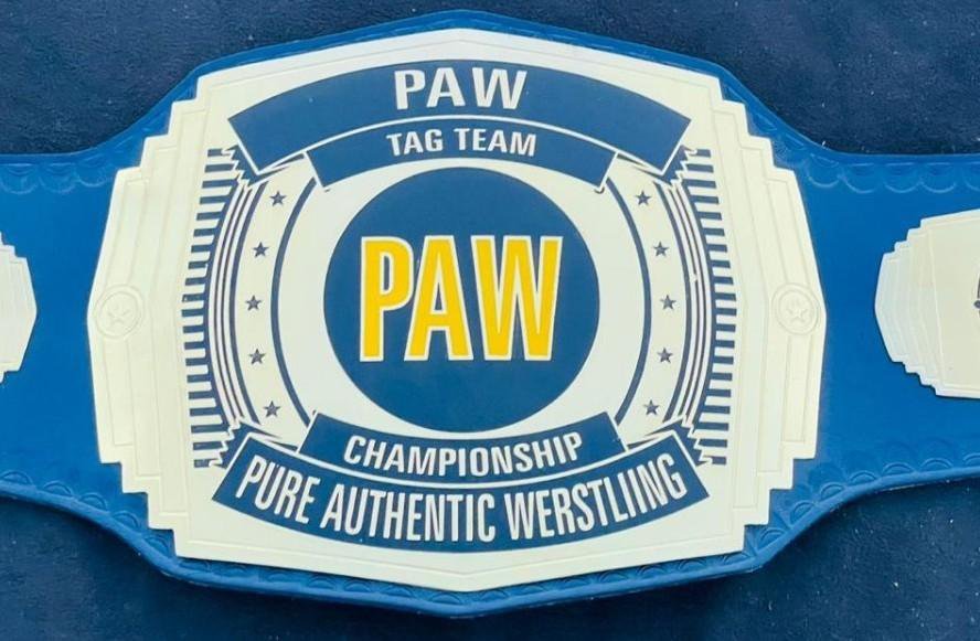 PAW Custom Tag Team Championship Belt (2mm Brass) - Image 7