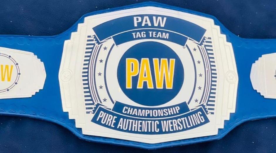 PAW Custom Tag Team Championship Belt (2mm Brass)
