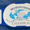 WWF Block Logo Oval Intercontinental Championship Replica Belt (4mm SD Quality)