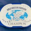 WWF Block Logo Oval Intercontinental Championship Replica Belt (4mm SD Quality) - Image 4