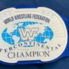 WWF Block Logo Oval Intercontinental Championship Replica Belt (4mm SD Quality) - Image 6