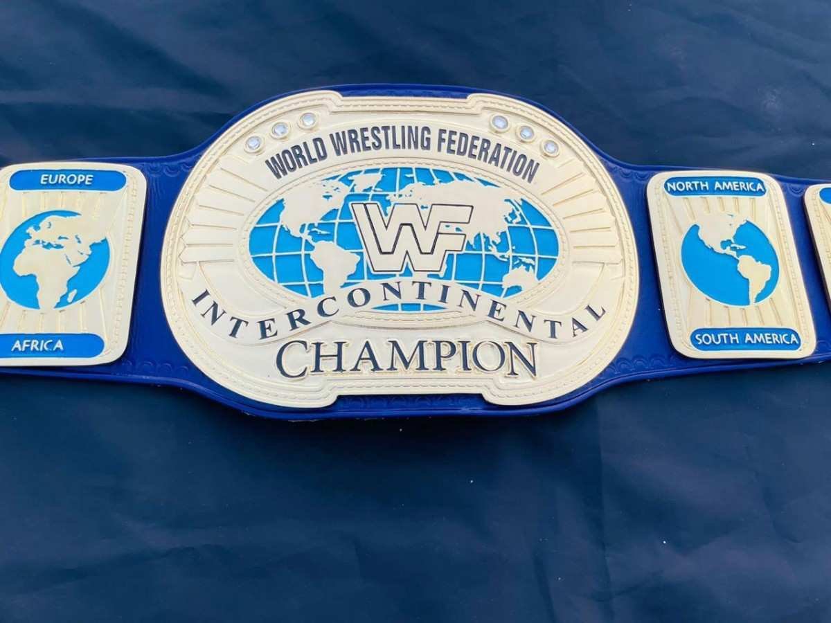 WWF Block Logo Oval Intercontinental Championship Replica Belt (4mm SD Quality) - Image 10