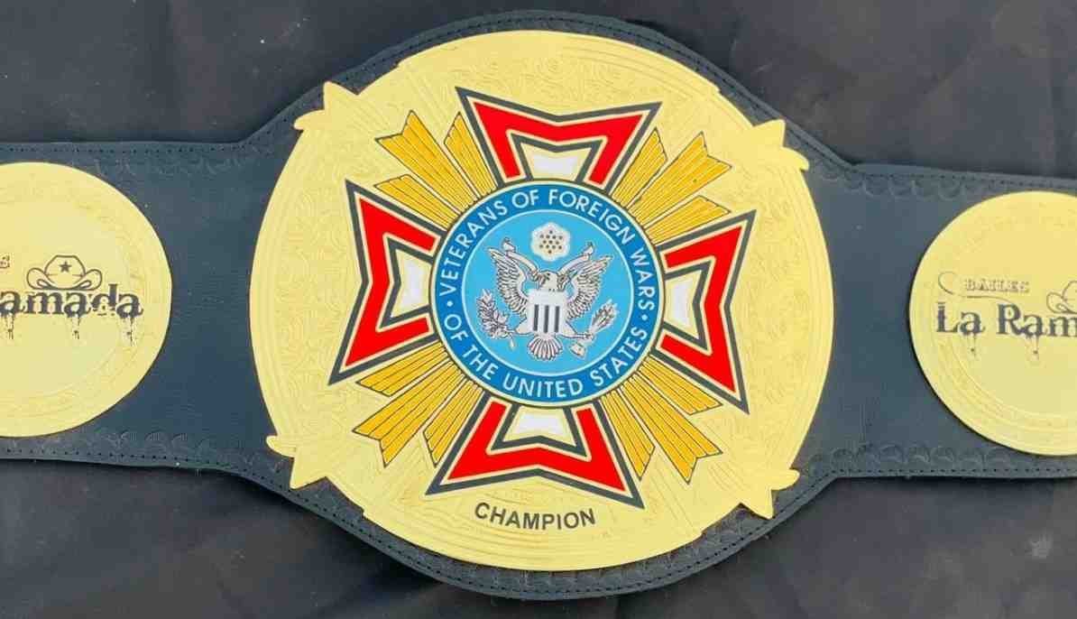 Custom Veterans of Foreign Wars (VFW) Championship Belt