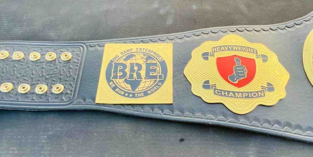 Big Ramp Enterprises Heavyweight Champion Belt (2mm Brass) - Image 5