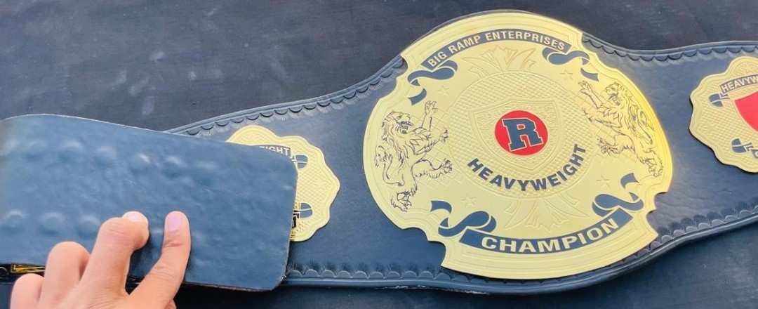 Big Ramp Enterprises Heavyweight Champion Belt (2mm Brass) - Image 4