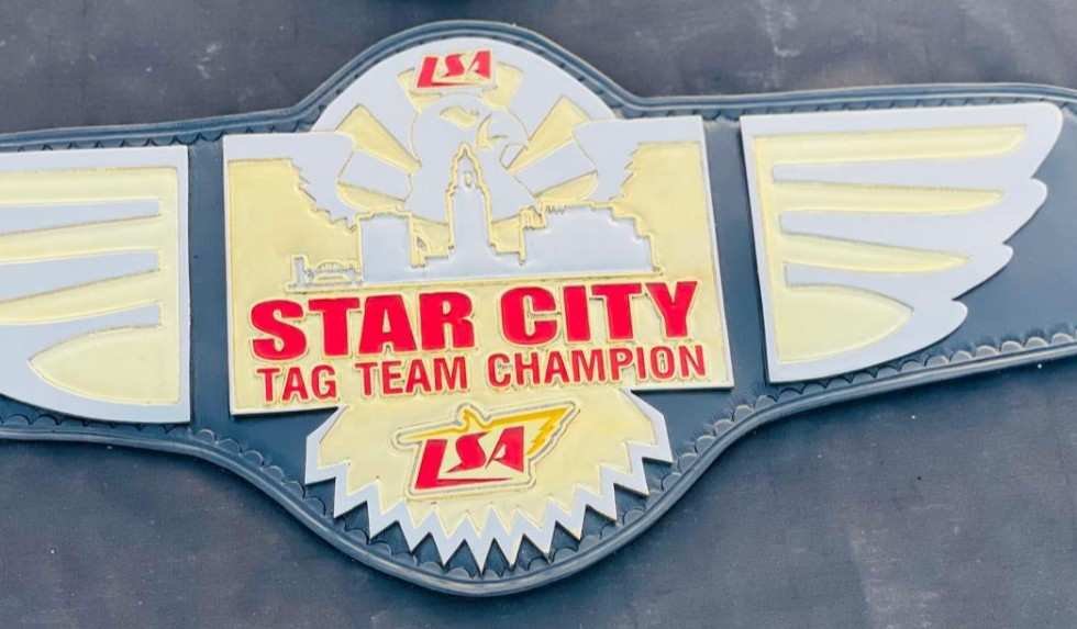 LSA Star City Tag Team Championship Belt (4mm SD Quality) - Image 3