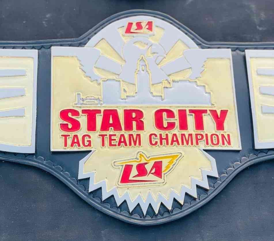 LSA Star City Tag Team Championship Belt (4mm SD Quality)