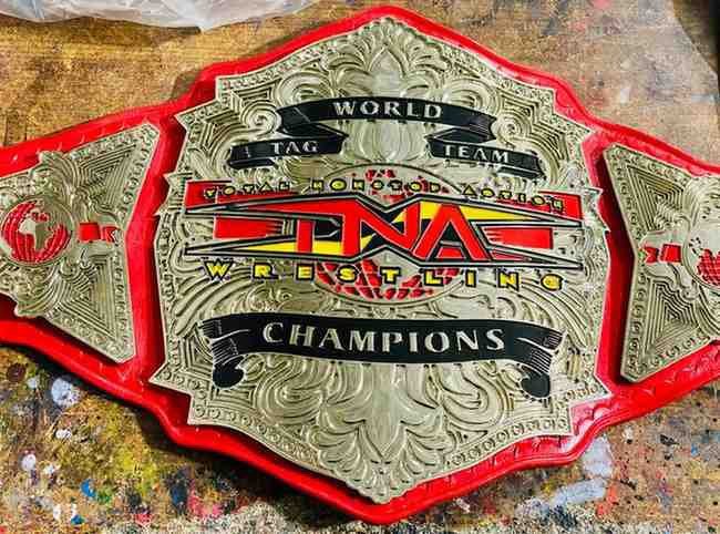TNA World Tag Team Champion 4mm SD Replica Belt - Image 5