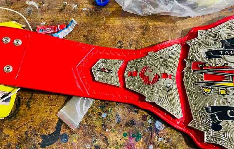 TNA World Tag Team Champion 4mm SD Replica Belt - Image 3