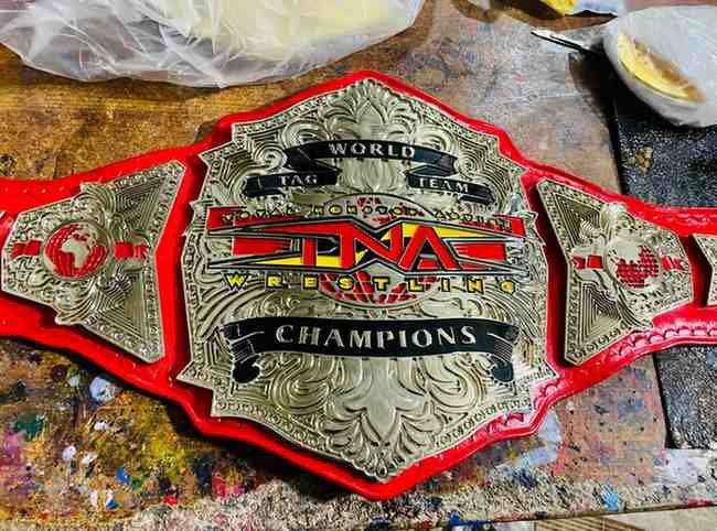 TNA World Tag Team Champion 4mm SD Replica Belt - Image 6