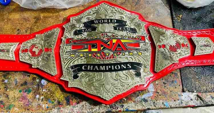TNA World Tag Team Champion 4mm SD Replica Belt - Image 4