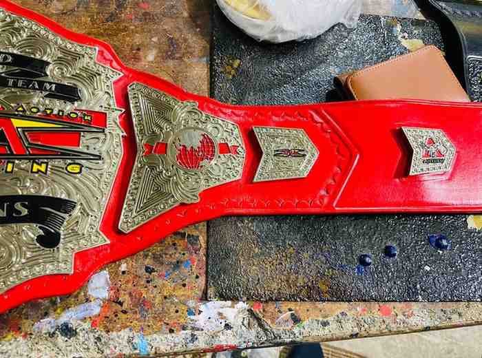 TNA World Tag Team Champion 4mm SD Replica Belt - Image 2