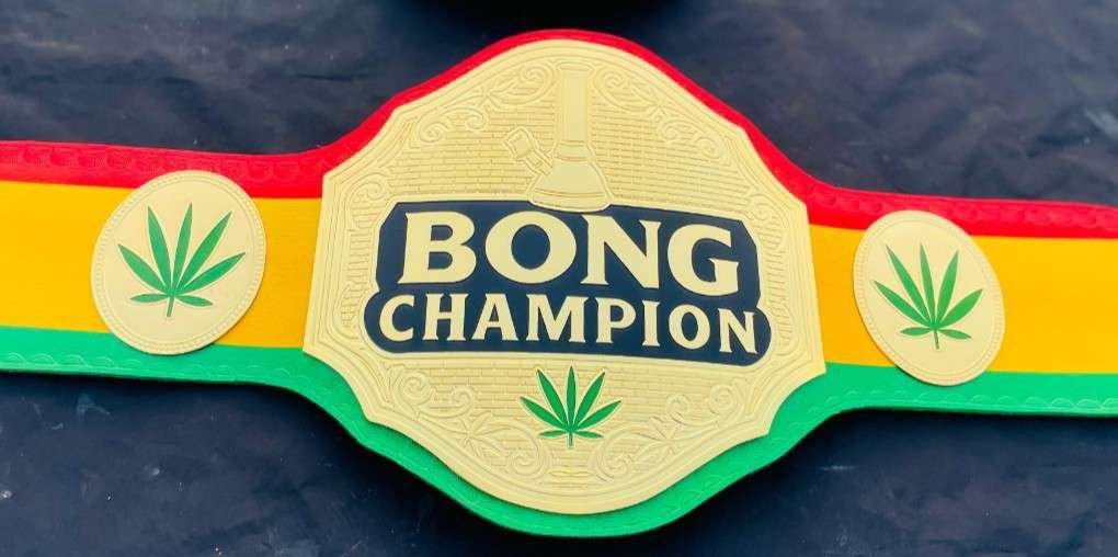 BONG Champion 2mm Brass Custom Championship Belt