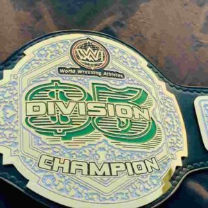 $5 Division Champion 4mm Thick Brass Replica Championship Belt (Fully Customizable)