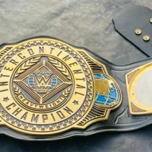 WWE Intercontinental Championship (Modern Oval Design) - 4mm CNC Custom Replica Belt