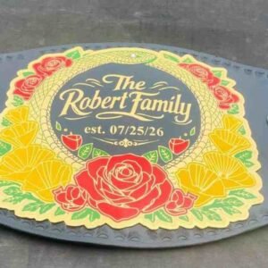The Robert Family Custom Wedding Championship Belt