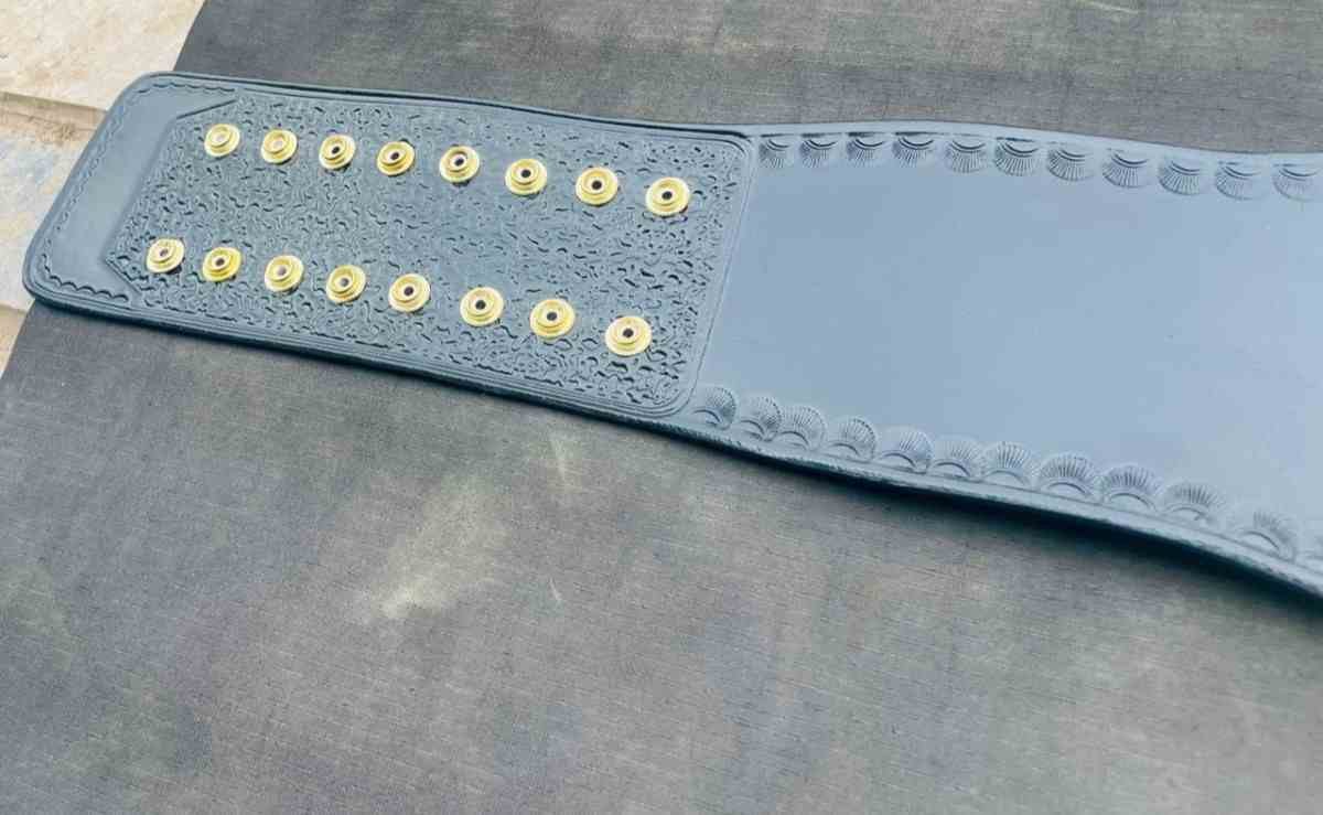 Smoking Skull Style Heavyweight Championship Belt (2mm brass) - Image 8