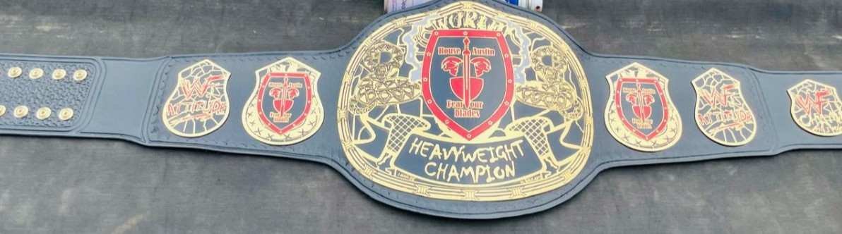 Smoking Skull Style Heavyweight Championship Belt (2mm brass) - Image 3