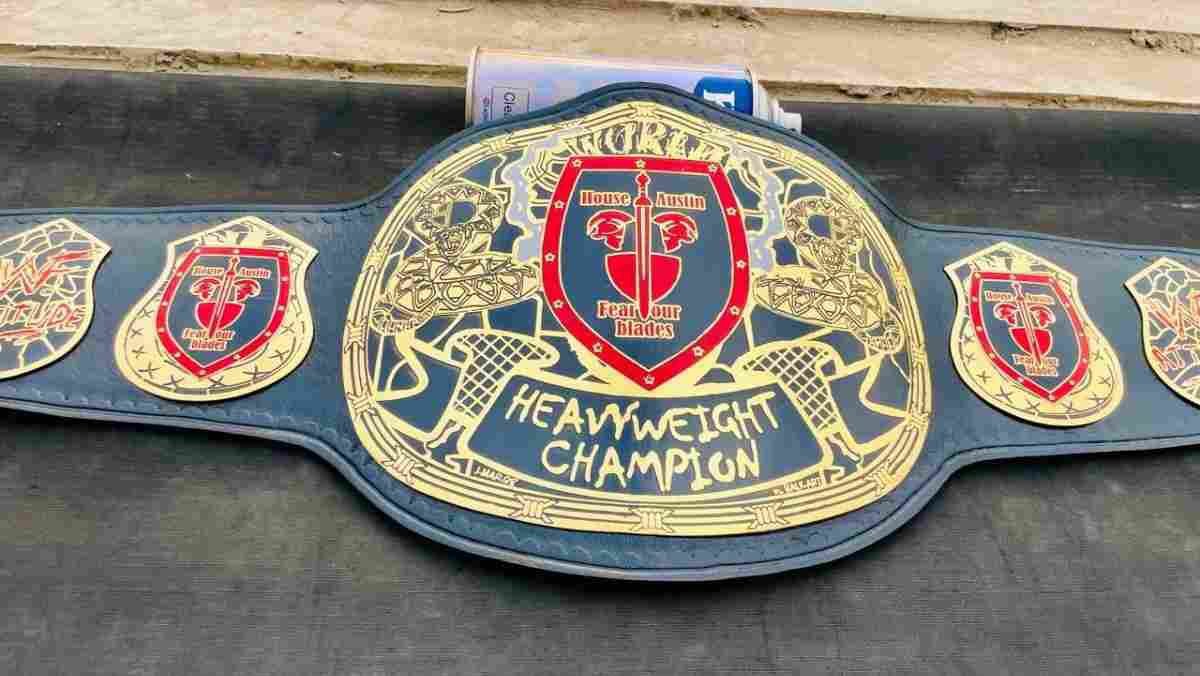 Smoking Skull Style Heavyweight Championship Belt (2mm brass)