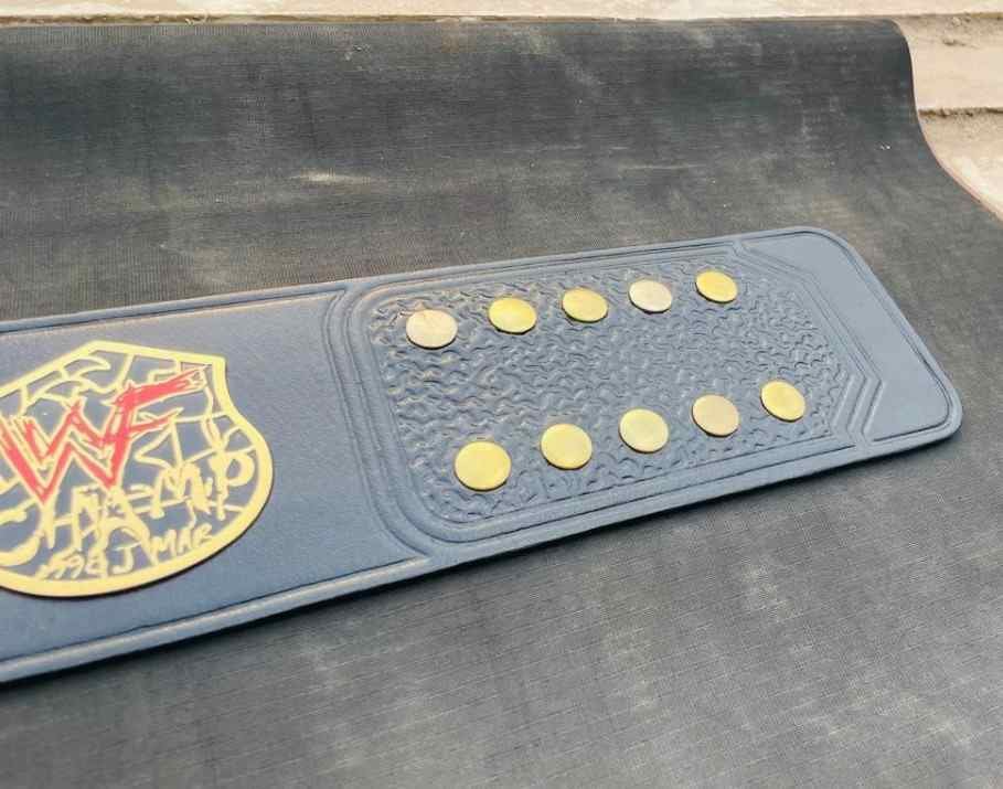 Smoking Skull Style Heavyweight Championship Belt (2mm brass) - Image 9