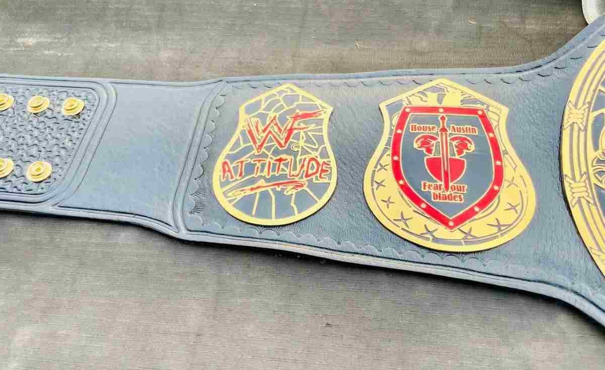 Smoking Skull Style Heavyweight Championship Belt (2mm brass) - Image 4