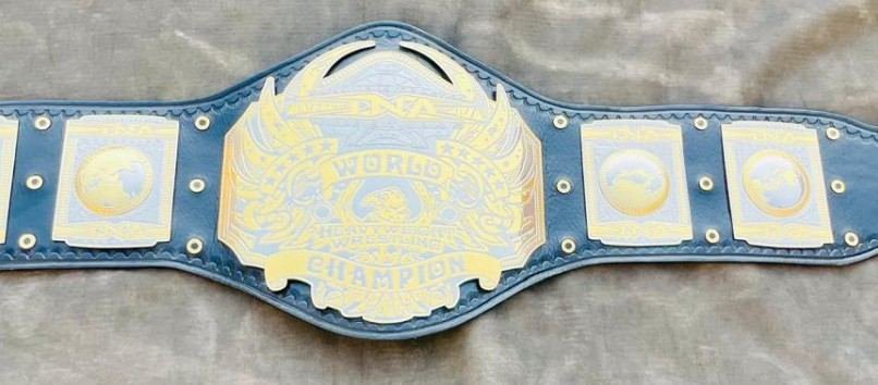 TNA World Heavyweight Championship Replica Belt (2mm brass) - Image 5