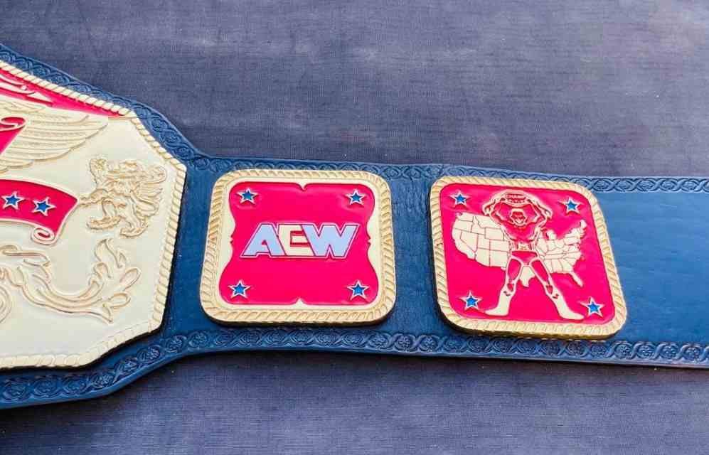 AEW National Wrestling Champion Replica Title Belt(4mm SD) - Image 2