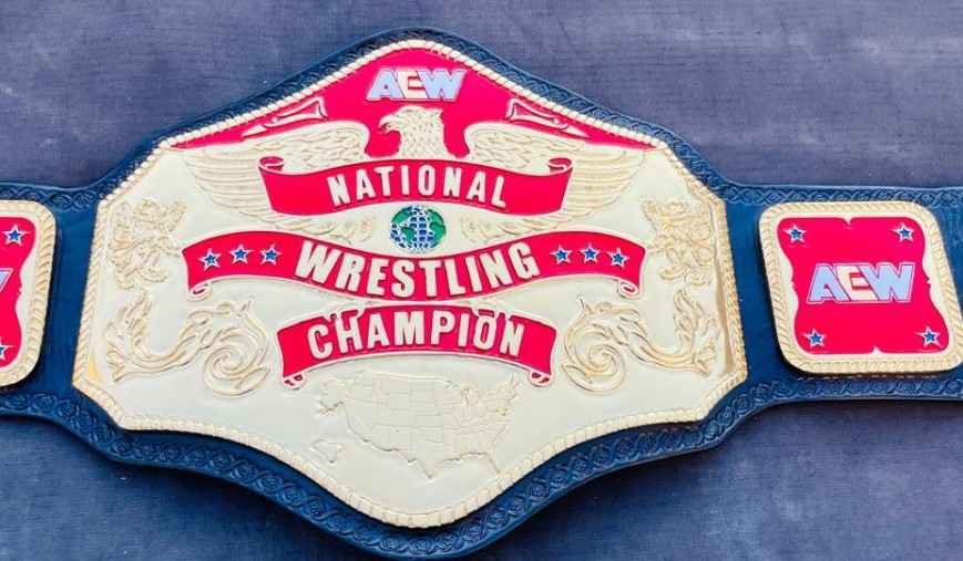 AEW National Wrestling Champion Replica Title Belt(4mm SD) - Image 5