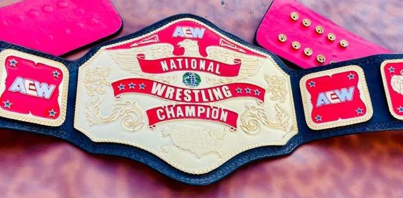 AEW National Wrestling Champion Replica Title Belt(4mm SD) - Image 4
