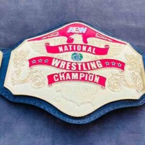 AEW National Wrestling Champion Replica Title Belt(4mm SD)