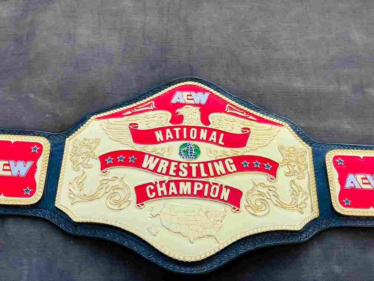 AEW National Wrestling Champion Replica Title Belt(4mm SD) - Image 8