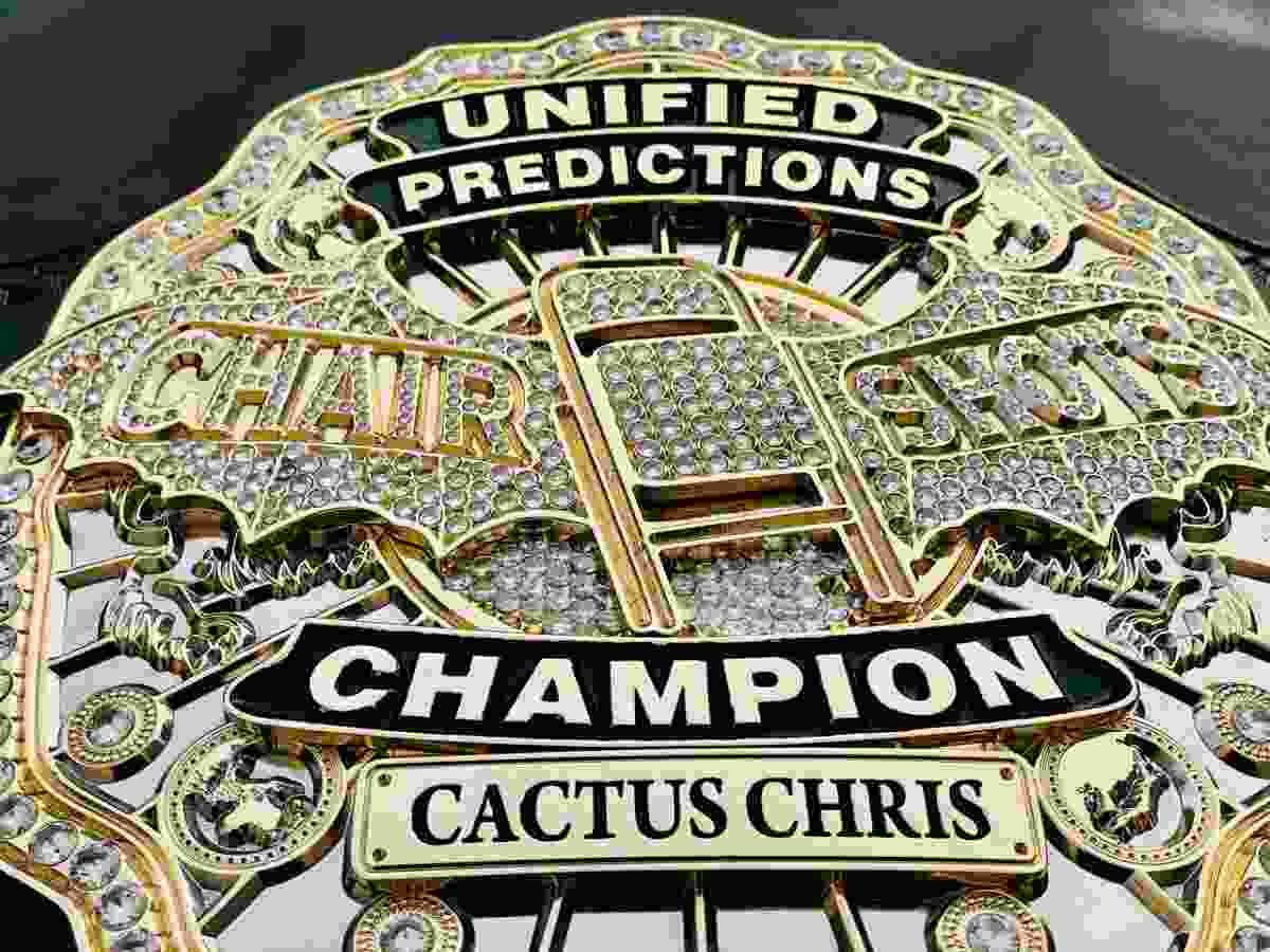 Unified Predictions "Chair Shots" Custom Championship Belt - Image 9
