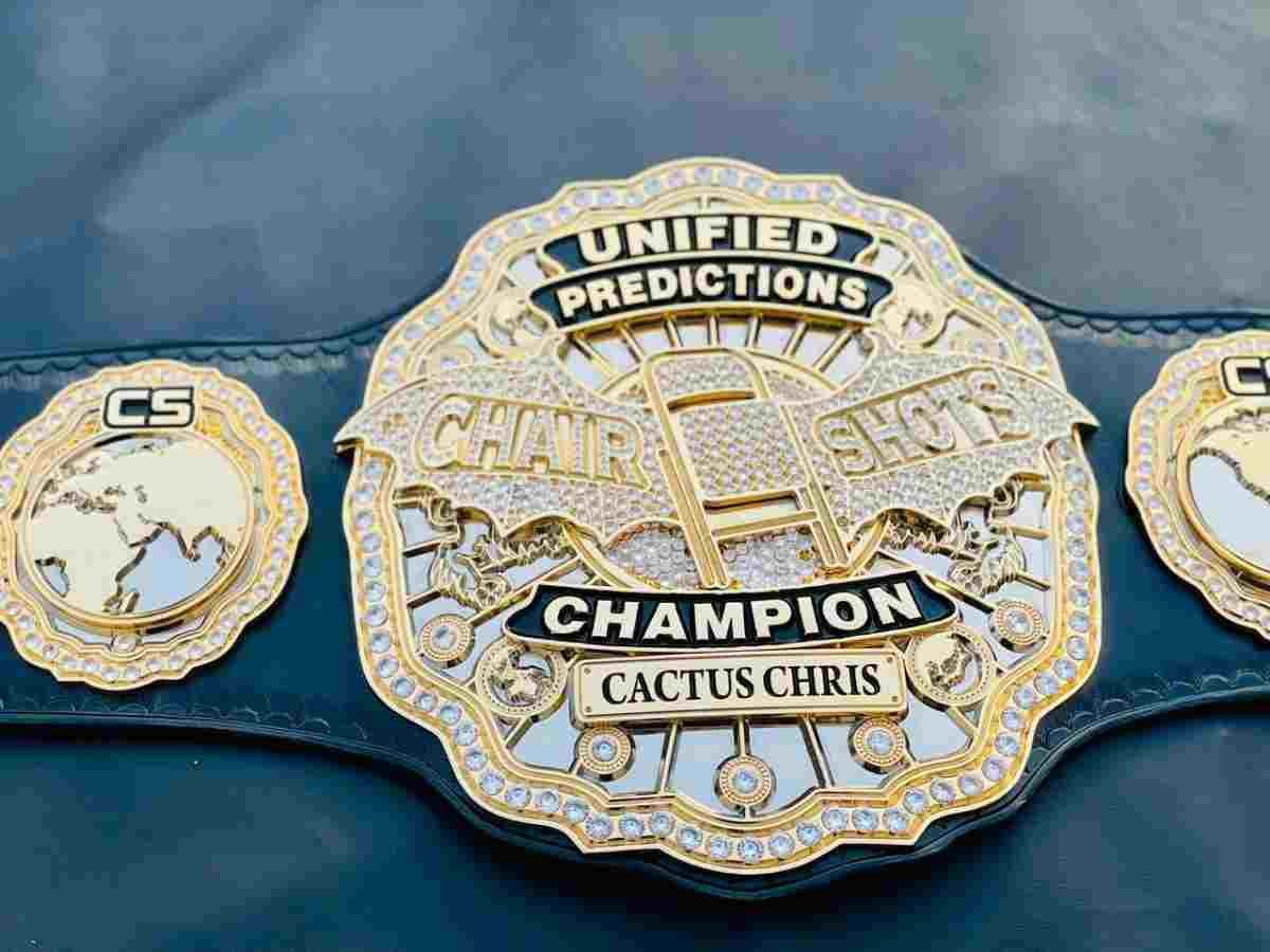 Unified Predictions "Chair Shots" Custom Championship Belt - Image 7