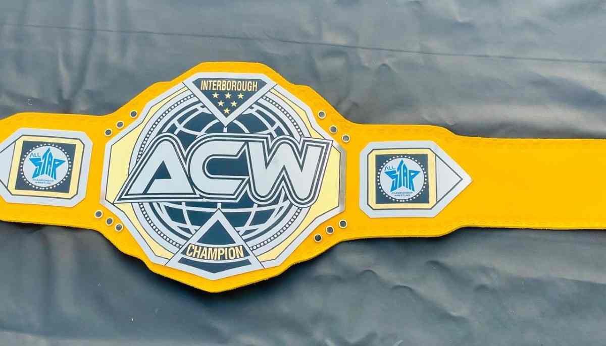 ACW Interborough Champion Custom Belt (2mm brass)