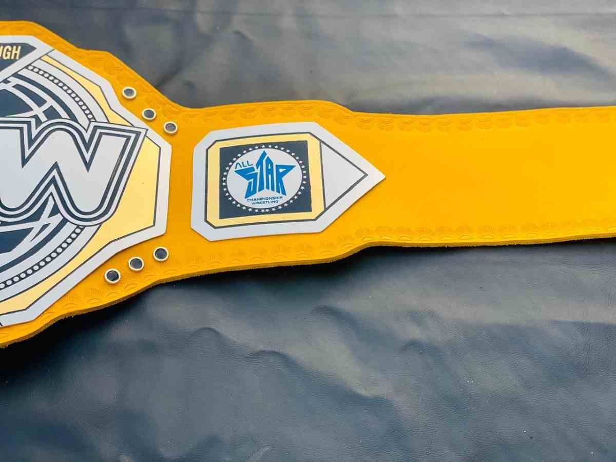 ACW Interborough Champion Custom Belt (2mm brass) - Image 2