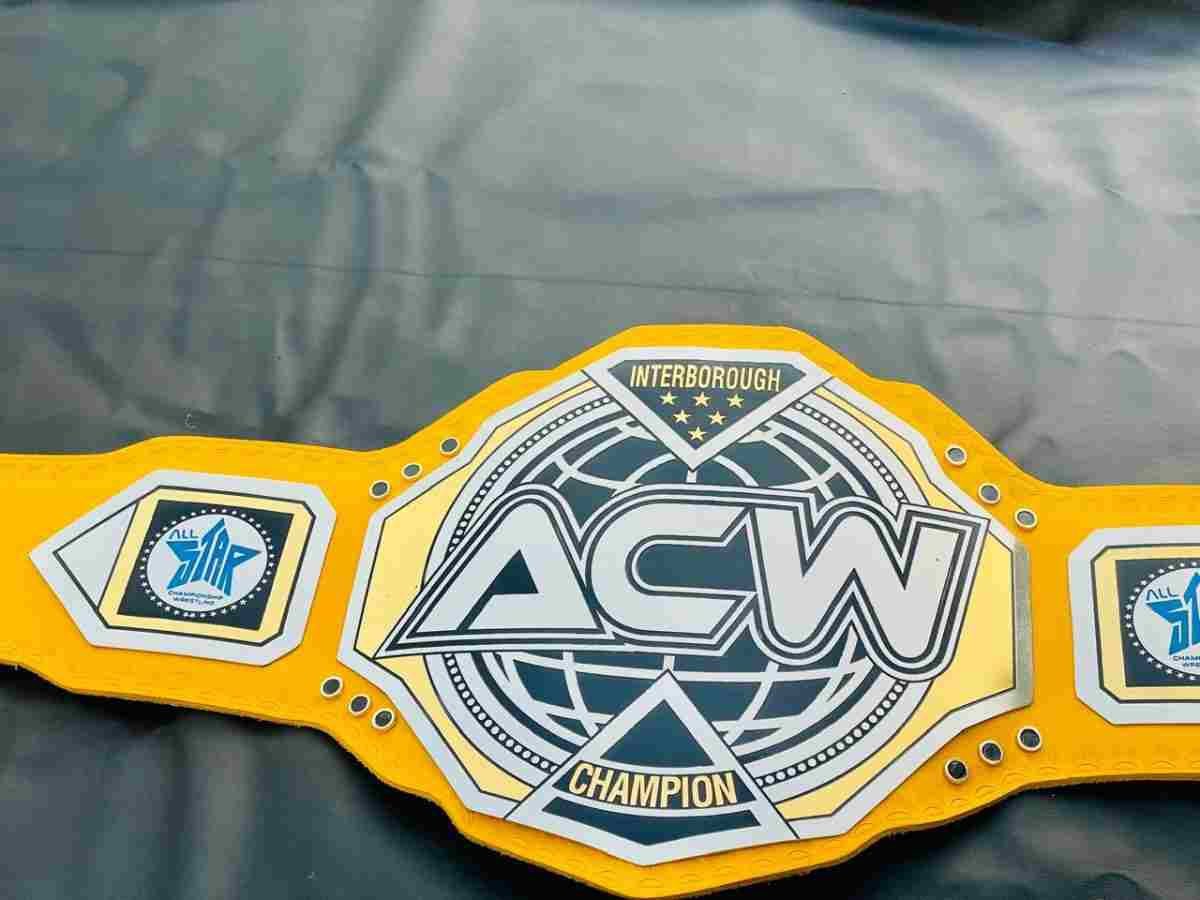 ACW Interborough Champion Custom Belt (2mm brass) - Image 4
