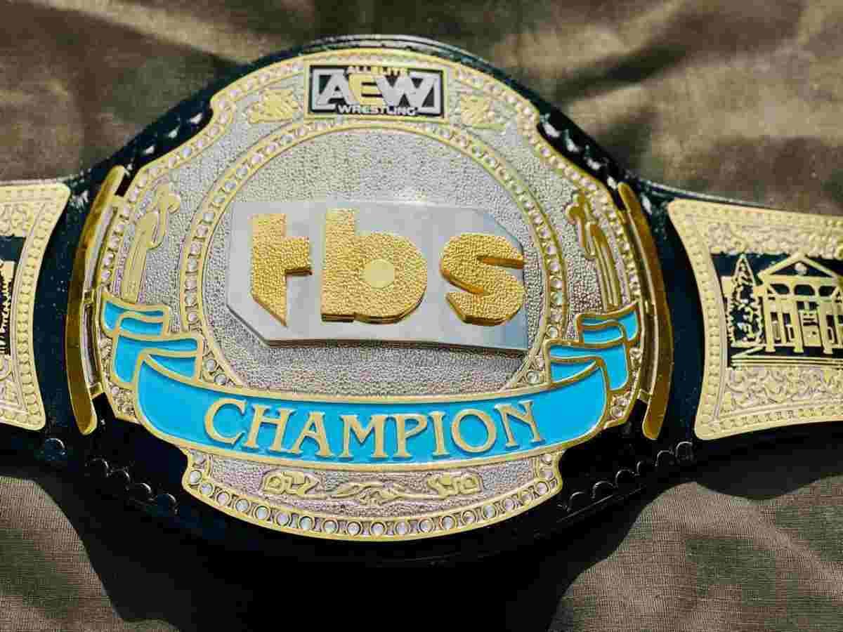 AEW TBS Championship Replica Belt (4mm Single/Dual Plated Quality) - Image 5
