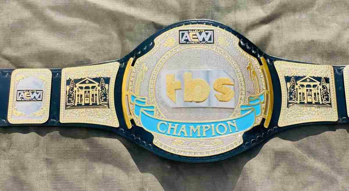 AEW TBS Championship Replica Belt (4mm Single/Dual Plated Quality) - Image 4