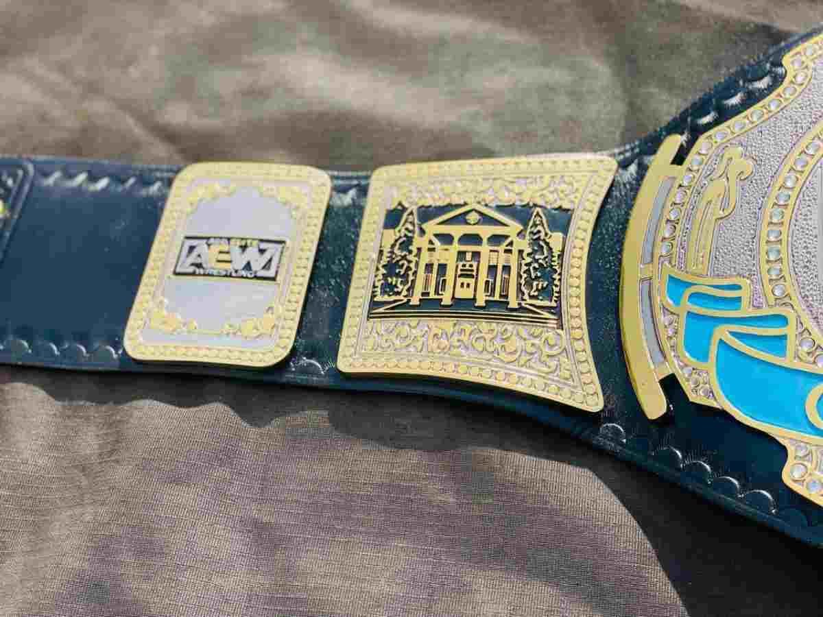 AEW TBS Championship Replica Belt (4mm Single/Dual Plated Quality) - Image 3