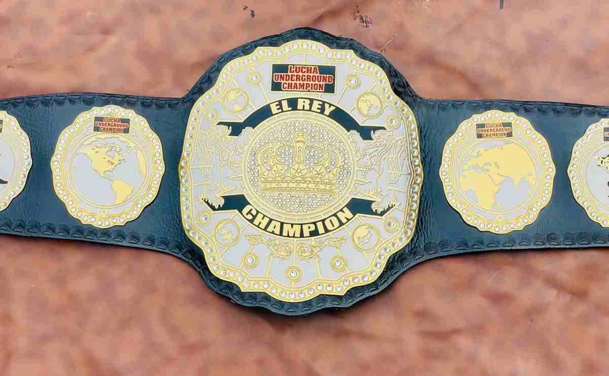 El Rey Custom 2mm Brass Replica Championship Belt - Image 3