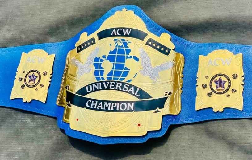 ACW Universal 2mm Brass Replica Championship Belt