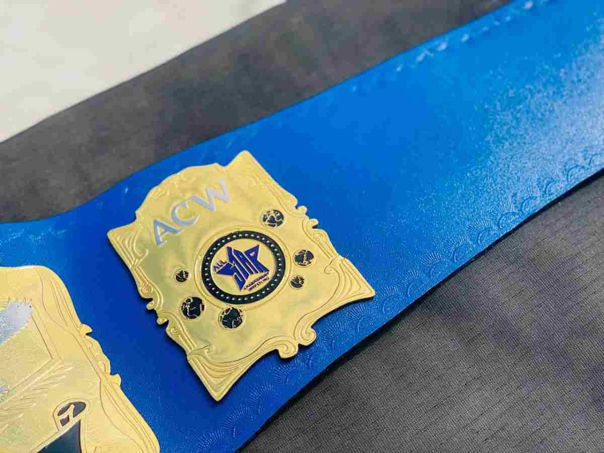 ACW Universal 2mm Brass Replica Championship Belt - Image 5
