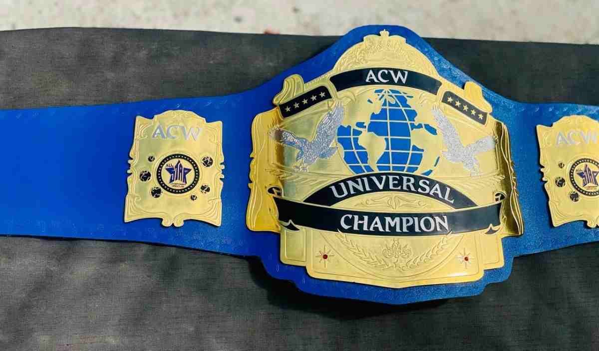 ACW Universal 2mm Brass Replica Championship Belt - Image 3