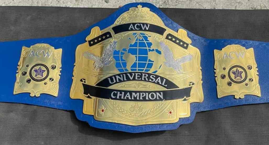 ACW Universal 2mm Brass Replica Championship Belt - Image 6