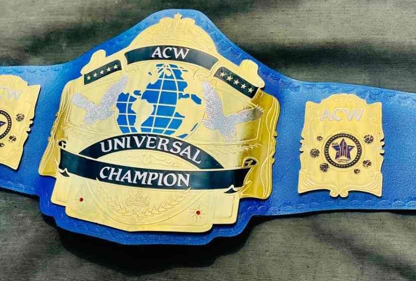 ACW Universal 2mm Brass Replica Championship Belt - Image 2