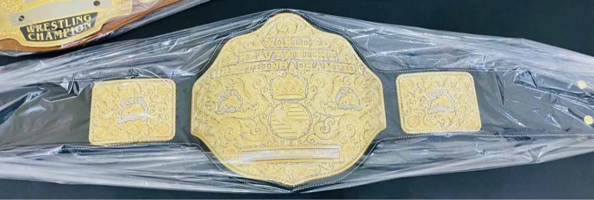 Big Gold "Cruiser" 4mm CNC Replica Championship Belt,