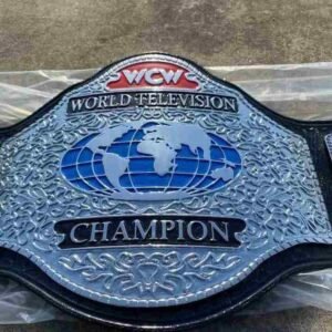WCW World Television Championship (Silver Version) Replica Belt