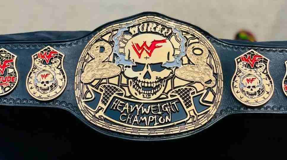 WWF "Smoking Skull" 4mm CNC 24K Gold Replica Championship Belt - Image 3